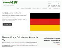Tablet Screenshot of alemaniaya.com
